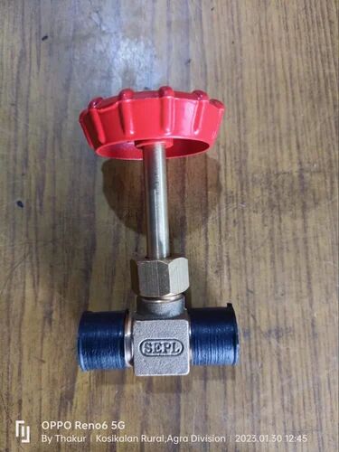 SEPL Threaded Brass Needle Control Valve, For GAS