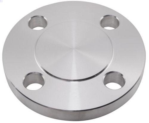 Silver Round Carbon Steel Forging Blind Flanges, For Pipe Joints, Fitting, Grade : A105