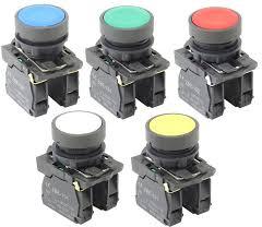 Multicolor Rounded Plastic Selector Switch, Design : Standard