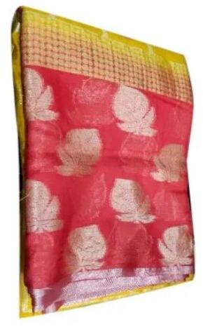 Kota Silk Saree, Saree Length : 6.3 M (with Blouse Piece)