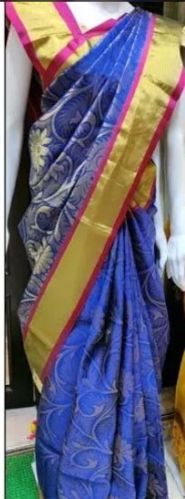 Venkatgiri Printed Cotton Saree, Saree Length : 6 M (with Blouse Piece)