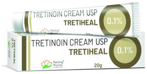 Tretiheal 0.1% Cream, Packaging Type : Plastic Tube