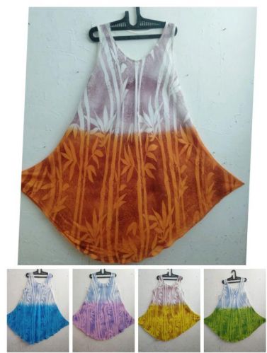 6 Colour Reyon Spray Paint Umbrella Dress, Size : Free Size