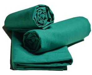 Green  Cotton Plain Hospital OT Towels, Size : 36 X 39 Inch