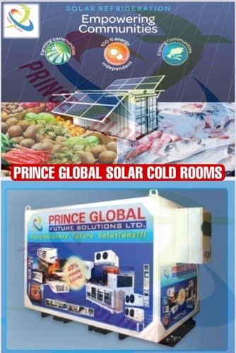 Prince Global GRP Finaihed Solar Cold Rooms