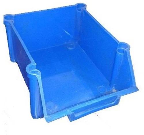 Simco Steel Plain Industrial Plastic Storage Bin, Size : 350 X 205 X 210 Mm