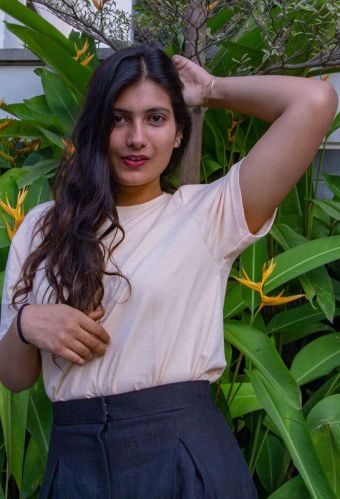 Knit Plain Ladies Round Neck T-Shirts, Sleeve Style : Short Sleeve