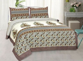 Plain Dyed Cotton Bedsheet, For Home Use, Size : Multisizes