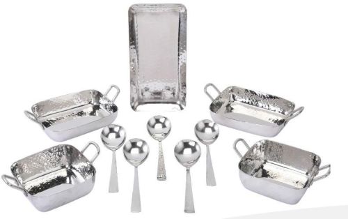 10 Pcs Stainless Steel Serving Utensils Set