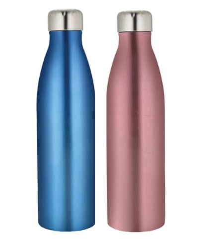 Stainless Steel Colored Water Bottle, Packaging Type : Paper Box