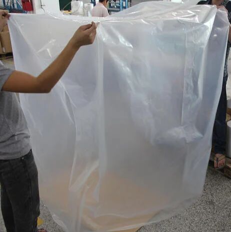 Transparent Plain LDPE Jumbo Bag, For Packaging Fertilizers, Food, Chemicals, Construction Agriculture