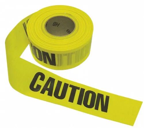 LDPE Barricade Tape, Color : Yellow