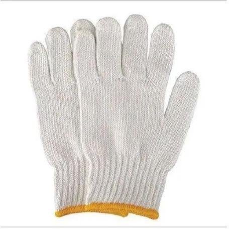Cotton Knitted Gloves, Size : M