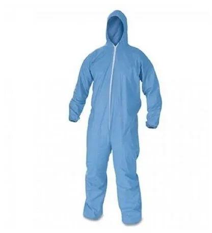 Plain Non Woven Long Sleeve Coverall, Size : Free Size