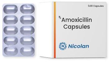 Amoxicillin Capsules, Grade Standard : Medicine Grade