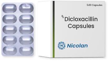 Dicloxacillin Capsules, For Pharmaceuticals, Clinical, Personal, Hospital, Grade Standard : Medicine Grade