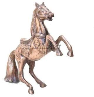 Alloy Jumping Horse Figurine