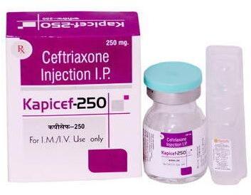 Ceftriaxone Injection, Brand Name : Kapicef