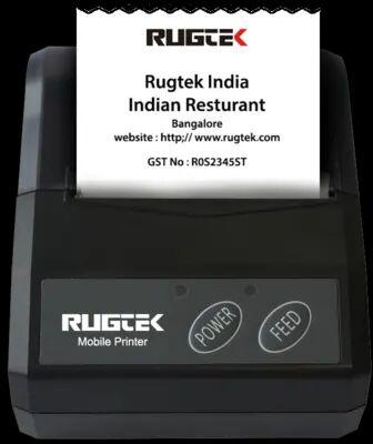 Mobile Receipt Printer, Color : Black
