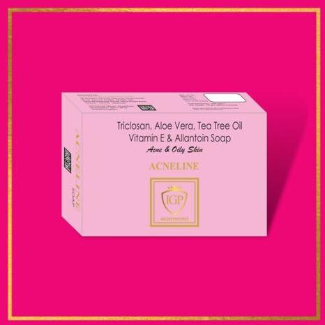 ACNELINE Aloe Vera Soap, Packaging Type : 75gm