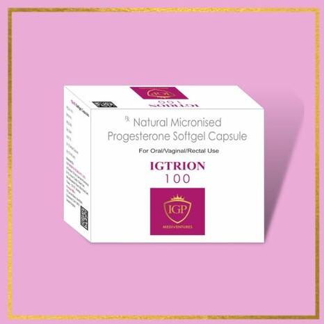 Natural Micronised Progesterone Capsule, Packaging Type : Box