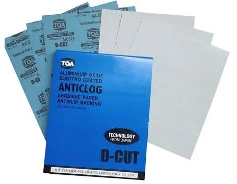 Sky-blue Toa Abrasive Paper Sheet, For Wood