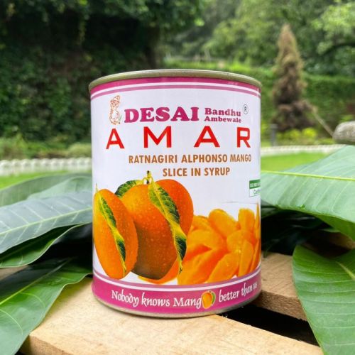 Alphonso Mango Slice In Sugar Syrup, Shelf Life : 30 Months