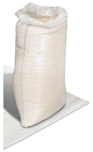 White Packaging Sack, Pattern : Plain