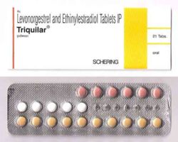 Triquilar Tablet, Packaging Size : 1x21