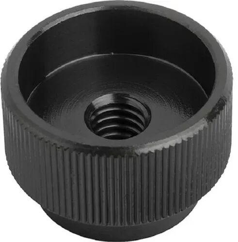 Steel Knurled Nut, Color : Black