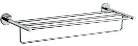 SS Bathroom Towel Rack, Color : Silver