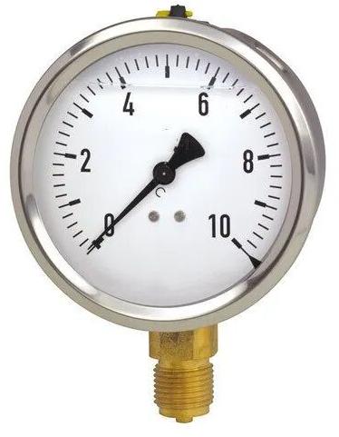 HGuru Steel Pressure Gauge, Connection : Bottom Connection