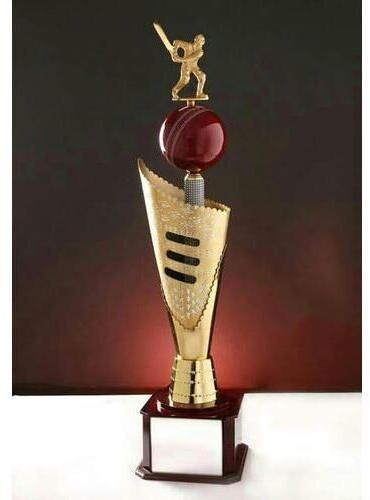 Brass Cricket Trophy