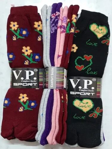 V P Ladies Terry Thumbs Socks, Size : Free Size