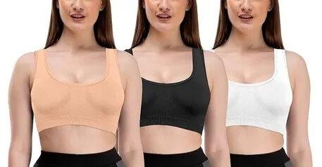 Plain Ladies Air Bra, Color : Multicolour