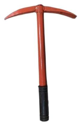 Steel Garden Pickaxe, Color : Orange Black