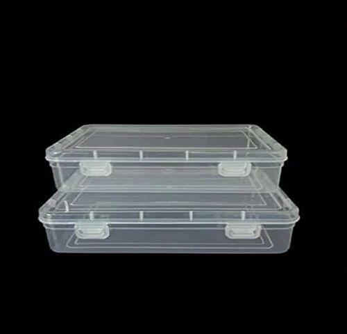 Plain Jewellery Plastic Box, Shape : Rectangle