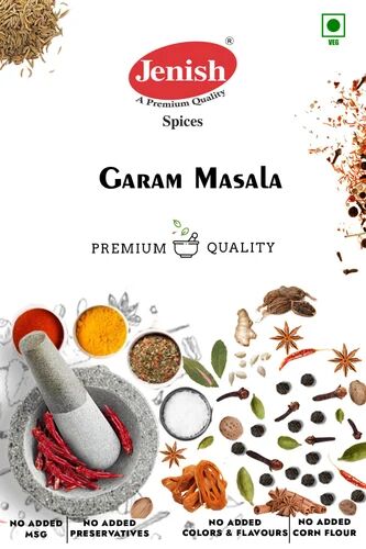 Jenish Anistar Garam Masala, Packaging Type : Packet