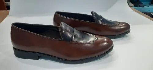 Leather Shoes, Closure Type : Slip On