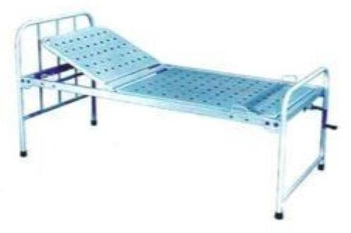 White Rectangular Polished Iron Ward Bed, For Hospitals, Size : Standard