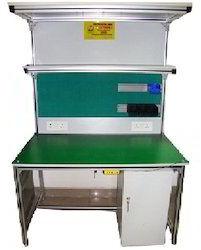 Aluminum Profile Tables, Color : Green, White