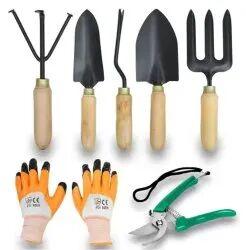 Wooden Handle Gardening Tool Set, For Industrial