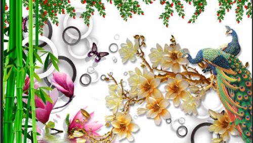 Customize Digital Printing Wallpaper