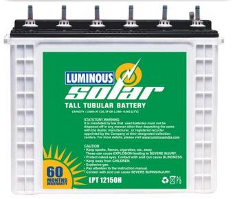 Luminous Solar Battery, Voltage : 12 V