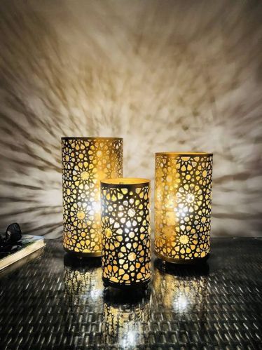 Polished Ceramic LED Decorative Table Lamp, Size : Customised