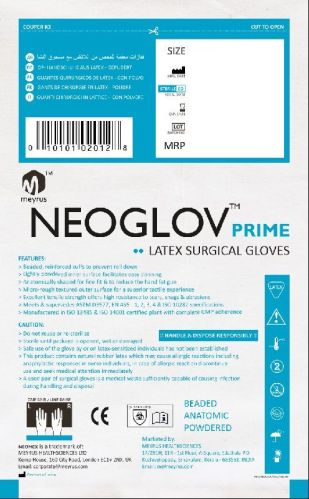 NEOGLOV PRIME 280 Mm Surgical Gloves, Powdered