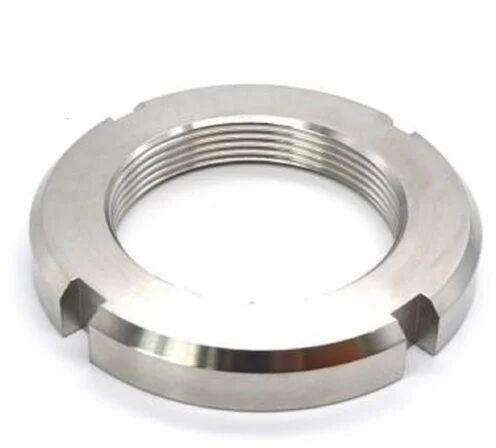 Round Stainless Steel KM Lock Nut, Size : M12