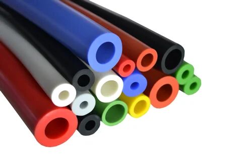 Multi Colour Round Silicone Extruded Tube