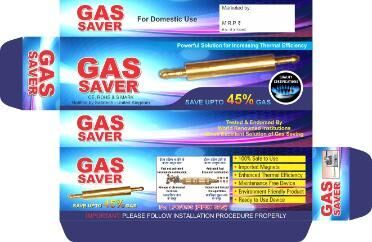 Gas Saver, Gas Type : LPG