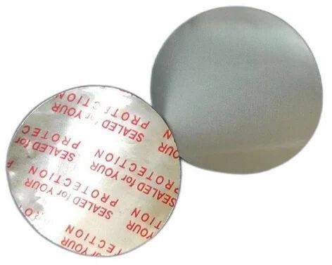 Printed Aluminium Foil Lid, Color : Gray